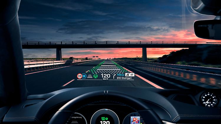 The head-up display, which has become complex, can also distract from what is happening on the road.  But this feature is cool.