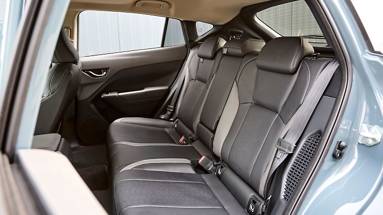 The Subaru Crosstrek offers enough space at the front and rear.