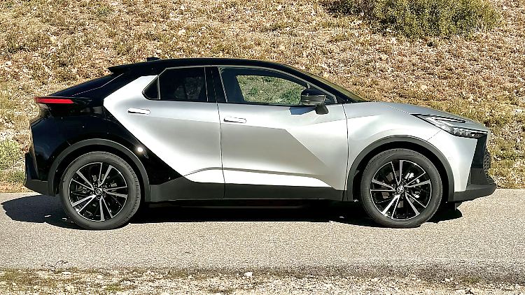 The Toyota C-HR looks unconventional, especially from the side perspective.