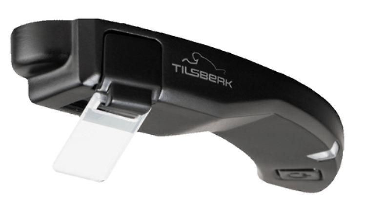 Head-up systems like this one from Tilsberk can be integrated into the helmet.
