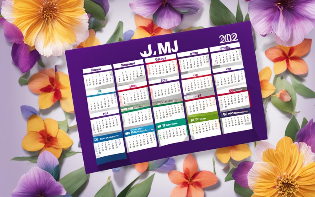 JMU final exam timetable 2024