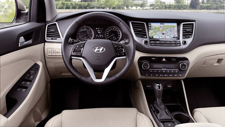 The workmanship and space in the Hyundai Tucson are good.