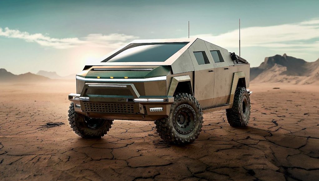 Tesla Cybertruck - converted for the post-apocalypse
