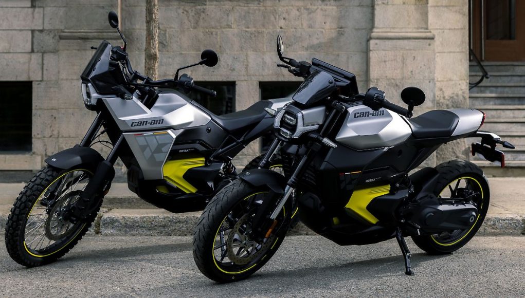 Can-Am Origin and Pulse - new electric motorcycles from Canada
