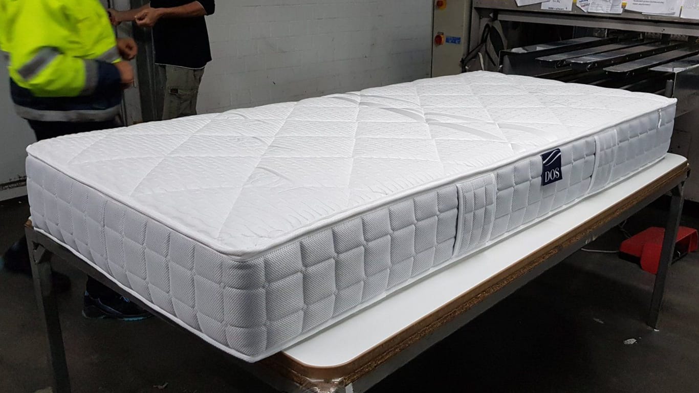 A freshly produced Breckle mattress (archive photo).