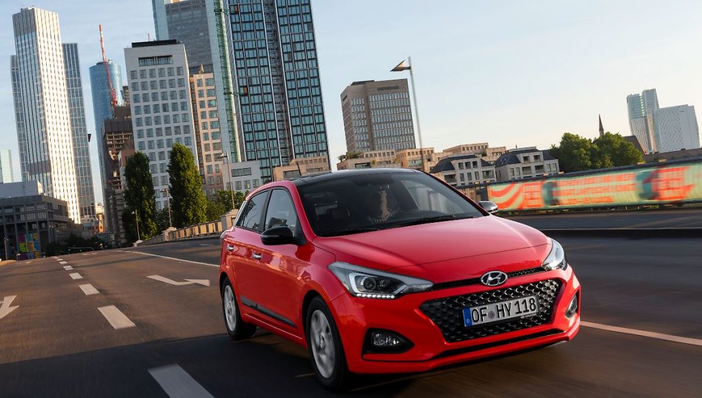 Hyundai i20 - small car with large trunk
