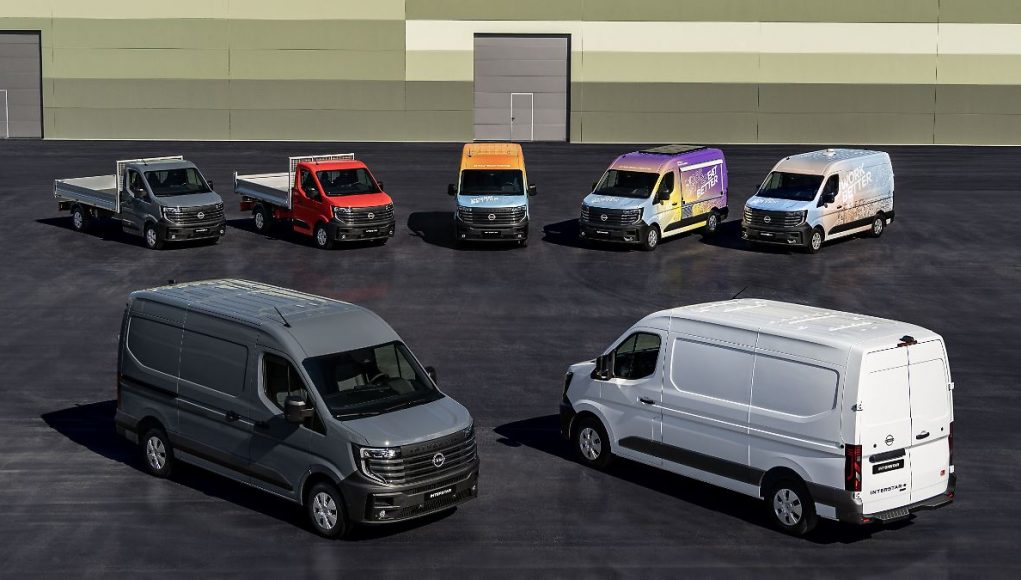 Nissan Interstar - newly launched transporter under power
