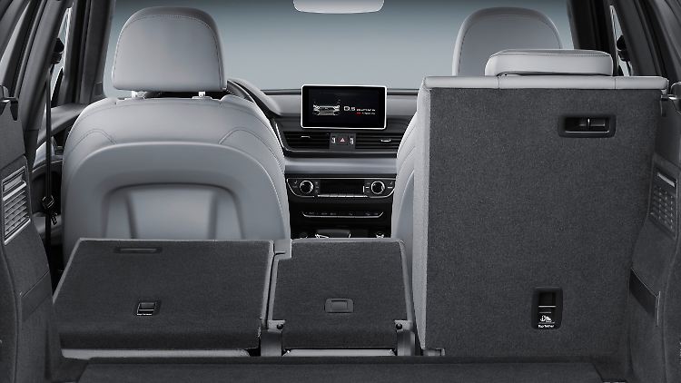 The trunk of the Audi Q5 can swallow up to 1550 liters.