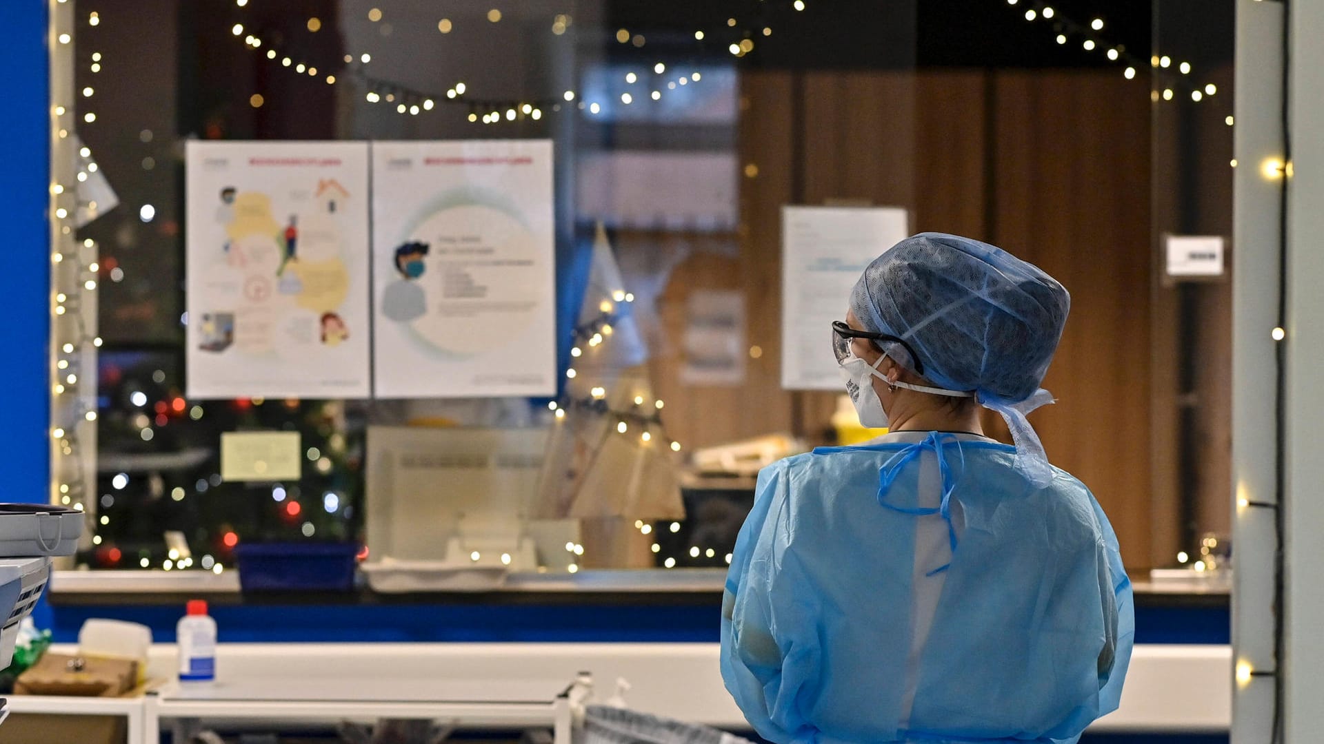 Christmas in the hospital (symbolic image): Many Covid patients are not fit enough to celebrate with their loved ones at home.